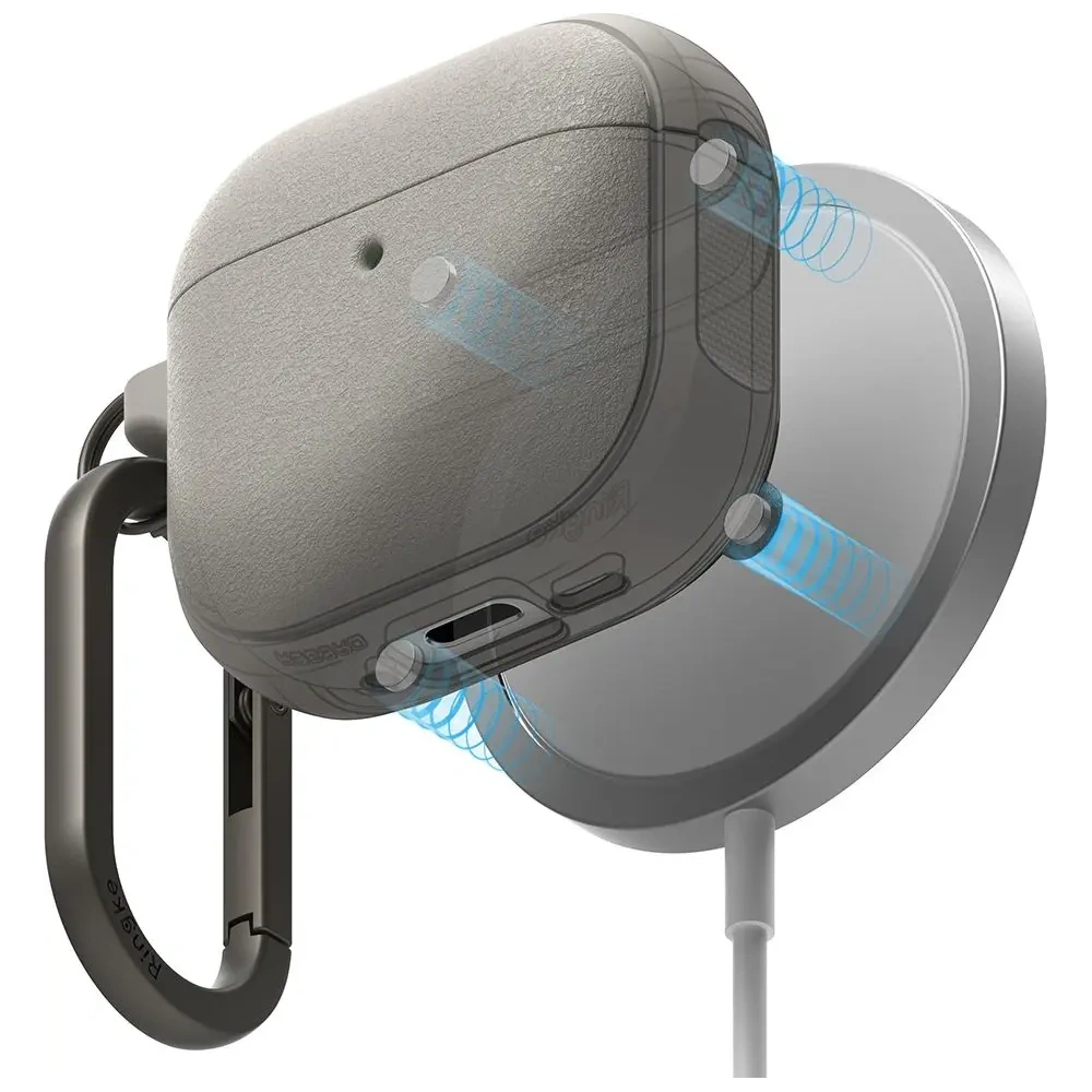 Etui Ringke Onyx Magnetic Magsafe Apple AirPods 4 Warm Grey