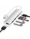 Kup Satechi 6-in-1 Slim Multiport-Adapter USB-C / USB-C, 2x USB-A, 4K HDMI, Micro/SD, Ethernet - STH159 - {ean13} - Sklep Home Screen