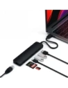 Adapter Satechi 7-in-1 Slim Multiport with Ethernet USB-C / 2x USB-A, USB-C PD, HDMI 4K, Ethernet, Micro/SD
