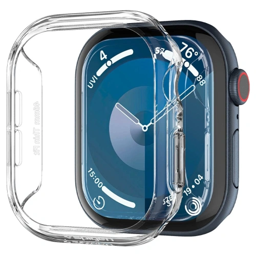Kup Etui Spigen Thin Fit Apple Watch 10 46mm Crystal Clear - SPN16546 - {ean13} - Sklep Home Screen