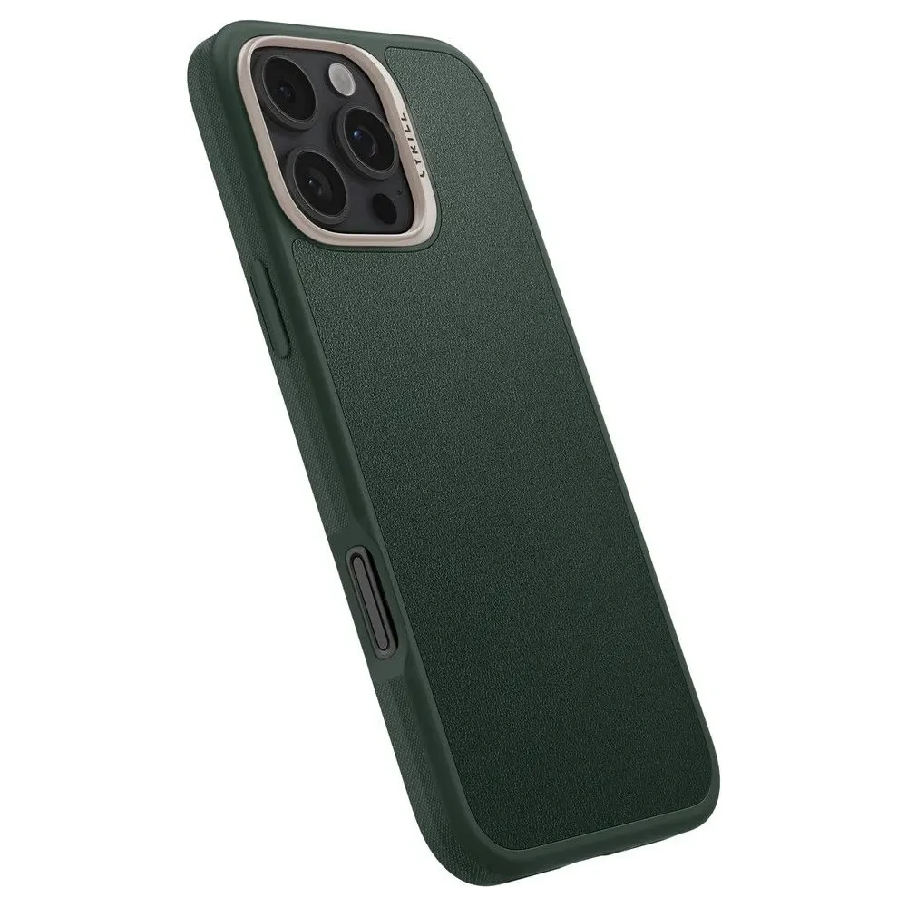 Etui Spigen Cyrill Kajuk Mag MagSafe Apple iPhone 16 Pro Max Forest Green