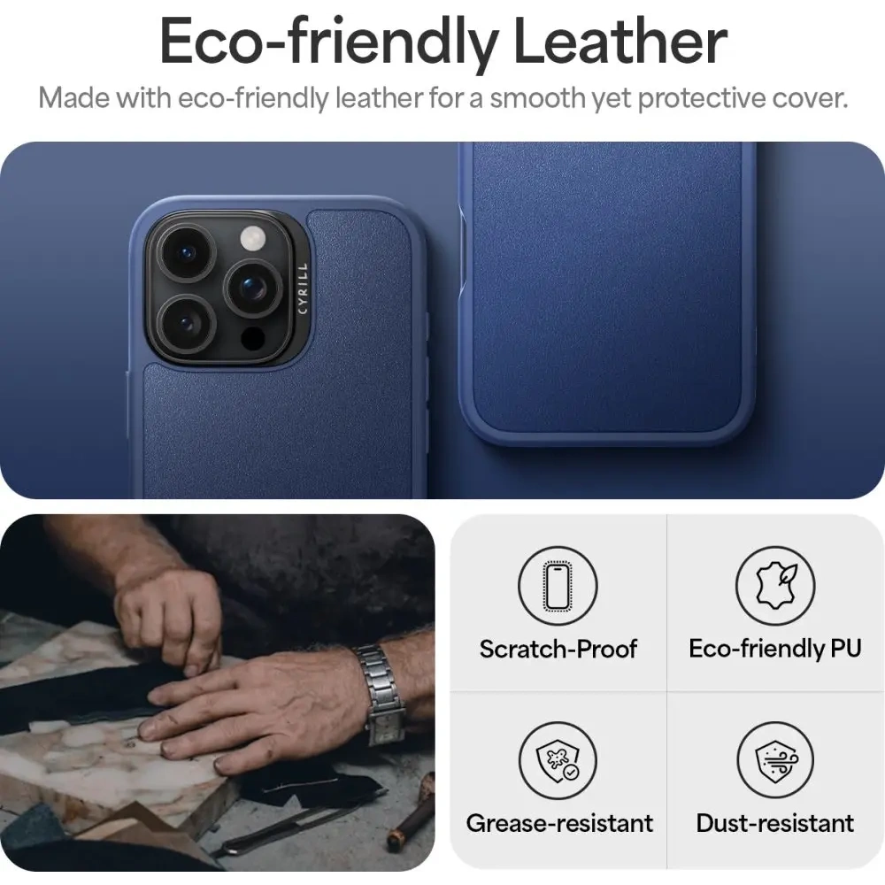 Etui Spigen Cyrill Kajuk Mag MagSafe Apple iPhone 16 Pro Navy