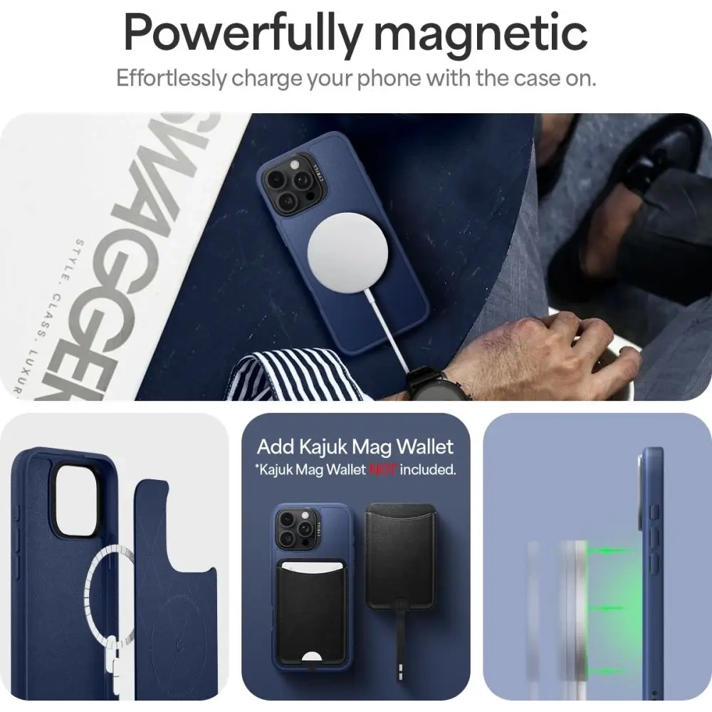 Etui Spigen Cyrill Kajuk Mag MagSafe Apple iPhone 16 Pro Navy