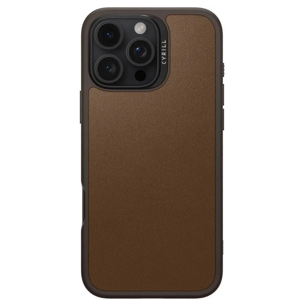 Spigen Cyrill Kajuk MagSafe Case dla iPhone 16 Pro - Saddle Brown