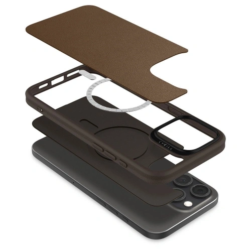 Buy Spigen Cyrill Kajuk Mag MagSafe Apple iPhone 16 Pro Saddle Brown - SPN16550 - {ean13} - Home Screen Store Europe