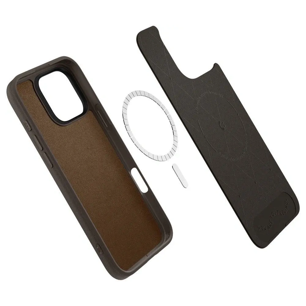 Spigen Cyrill Kajuk MagSafe Case dla iPhone 16 Pro - Saddle Brown