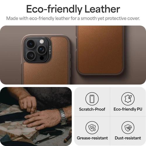 Buy Spigen Cyrill Kajuk Mag MagSafe Apple iPhone 16 Pro Saddle Brown - SPN16550 - {ean13} - Home Screen Store Europe