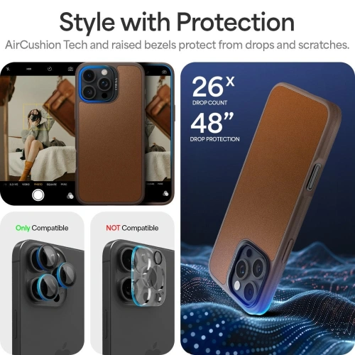 Kup Spigen Cyrill Kajuk Mag MagSafe Apple iPhone 16 Pro Sattelbraun - SPN16550 - {ean13} - Sklep Home Screen