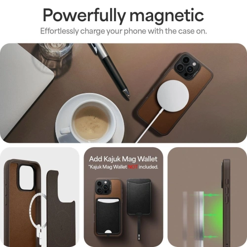 Buy Spigen Cyrill Kajuk Mag MagSafe Apple iPhone 16 Pro Saddle Brown - SPN16550 - {ean13} - Home Screen Store Europe