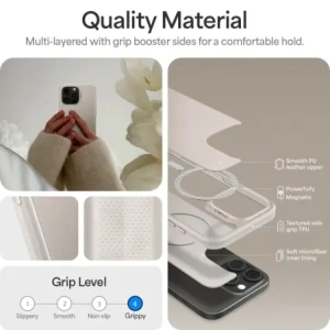 Kup Spigen Cyrill Kajuk Classic Charm Mag MagSafe Apple iPhone 16 Pro Max Creme - SPN16551 - {ean13} - Sklep Home Screen