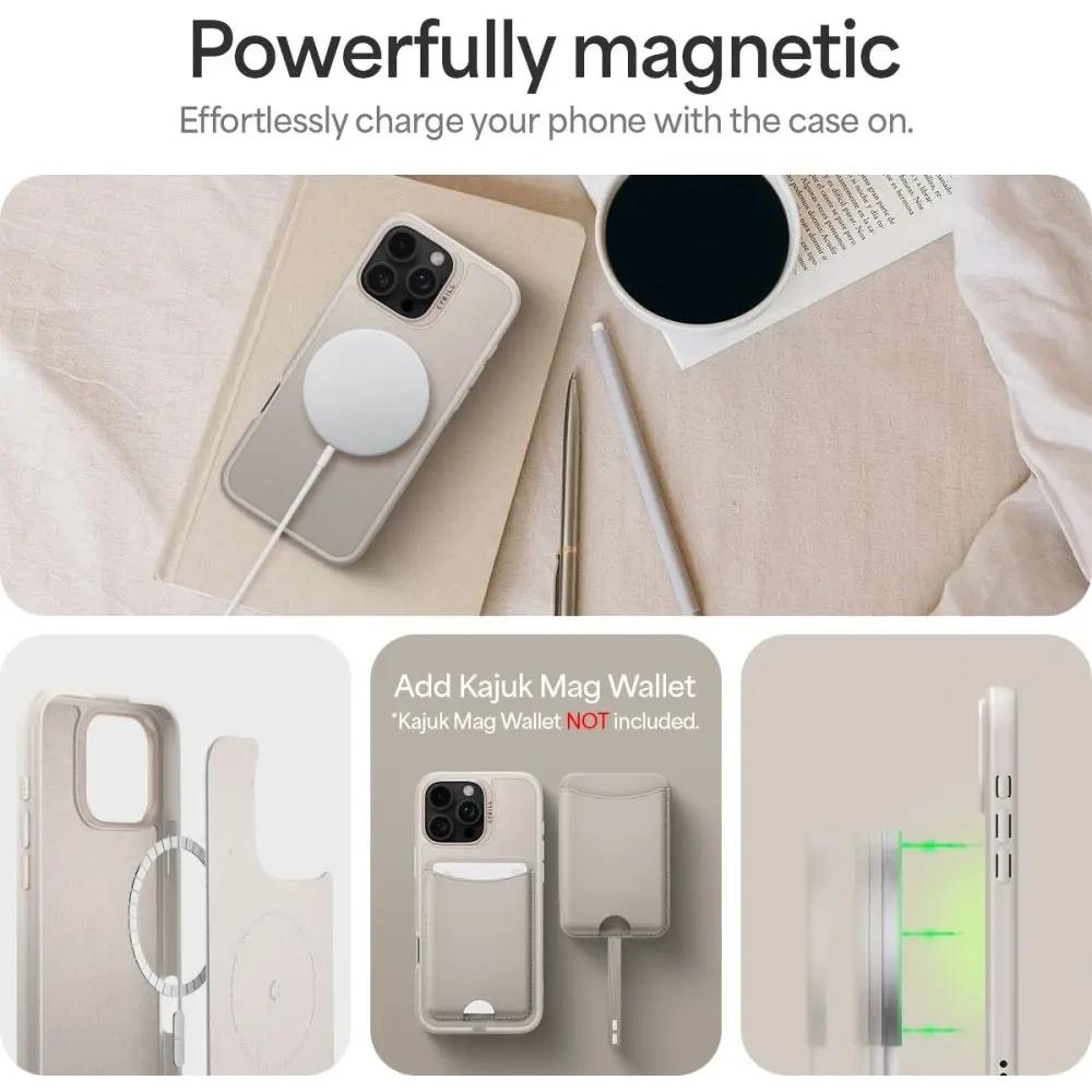 Etui Spigen Cyrill Kajuk Classic Charm Mag MagSafe Apple iPhone 16 Pro Max Cream