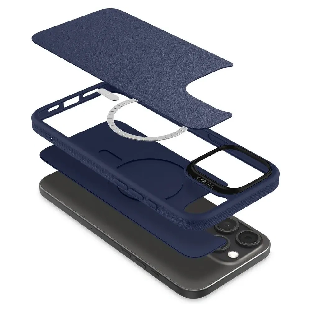 Etui Spigen Cyrill Kajuk Mag MagSafe Apple iPhone 16 Pro Max Navy