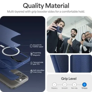Kup Etui Spigen Cyrill Kajuk Mag MagSafe Apple iPhone 16 Pro Max Navy - SPN16552 - {ean13} - Sklep Home Screen