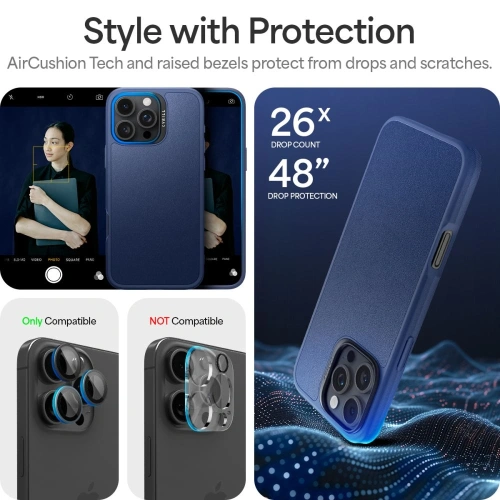 Kup Spigen Cyrill Kajuk Mag MagSafe Apple iPhone 16 Pro Max Marineblau - SPN16552 - {ean13} - Sklep Home Screen