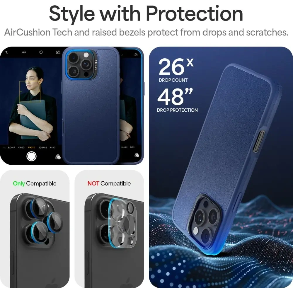 Etui Spigen Cyrill Kajuk Mag MagSafe Apple iPhone 16 Pro Max Navy