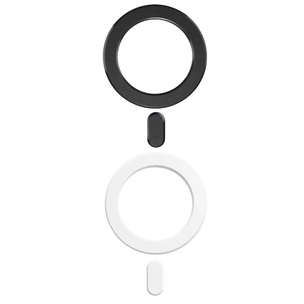 Blaszka Tech-Protect MMP-100 Magnetic MagSafe Ring Black & White [2 PACK]