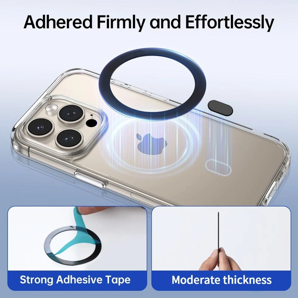 Blaszka Tech-Protect MMP-100 Magnetic MagSafe Ring Black & White [2 PACK]