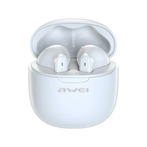 Kup Bezdrátová sluchátka do uší AWEI T68 Bluetooth 5.3 ENC TWS + dokovací stanice bílá/white - AWEI232 - {ean13} - Sklep Home Screen