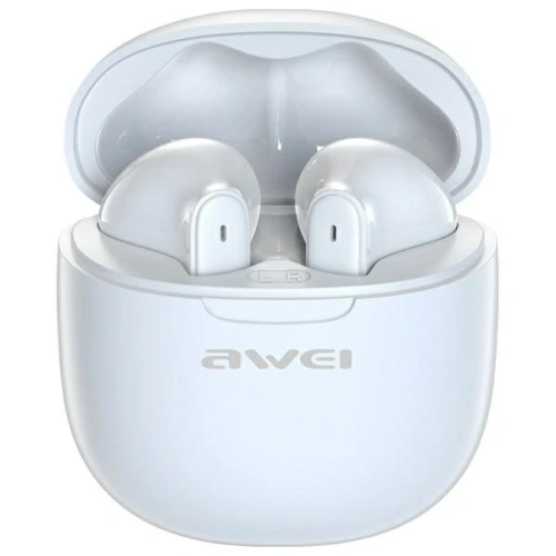 Kup Bezdrátová sluchátka do uší AWEI T68 Bluetooth 5.3 ENC TWS + dokovací stanice bílá/white - AWEI232 - {ean13} - Sklep Home Screen