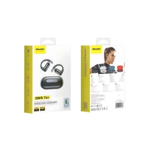 Kup Bezprzewodowe słuchawki AWEI T93 Bluetooth 5.4 OWS + stacja dokująca czarny/black - AWEI235 - {ean13} - Sklep Home Screen