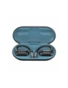 Căști wireless AWEI T93 Bluetooth 5.4 OWS + stație de încărcare albastră