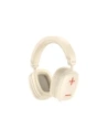 Bezprzewodowe słuchawki nauszne AWEI słuchawki nauszne Bluetooth AT6 beżowy/off-white