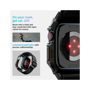 Kup Spigen Lite Fit Pro Apple Watch 10 42mm Matt Schwarz - SPN16560 - {ean13} - Sklep Home Screen
