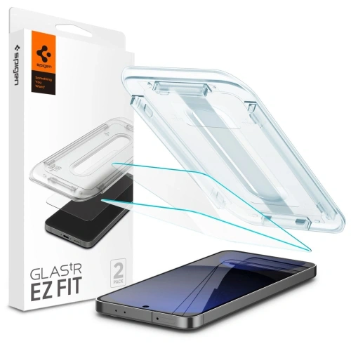 Szkło hartowane Spigen GLAS.tR ez Fit Samsung Galaxy S24 FE Clear [2 PACK]
