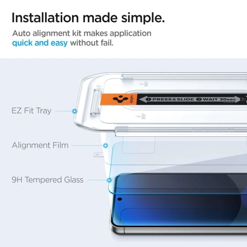 Kup Spigen GLAS.tR ez Fit Samsung Galaxy S24 FE Clear [2 PACK] - SPN16561 - {ean13} - Sklep Home Screen