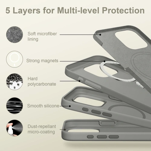 Kup Etui Tech-Protect Silicone MagSafe Apple iPhone 16 Pro Matná hlína - THP3526 - {ean13} - Sklep Home Screen