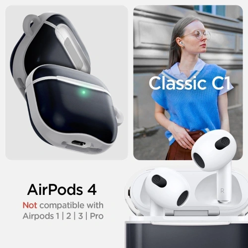 Buy Spigen Classic C1 Apple AirPods 4 Graphite - THP3527 - {ean13} - Home Screen Store Europe