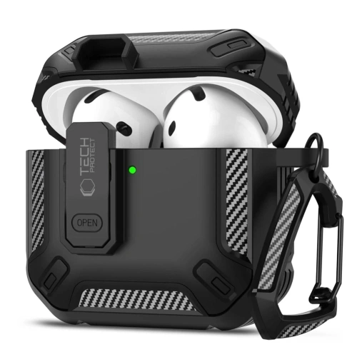 Buy Tech-Protect Carbonox Apple AirPods 4 Black - THP3533 - {ean13} - Home Screen Store Europe