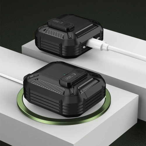 Buy Tech-Protect Carbonox Apple AirPods 4 Black - THP3533 - {ean13} - Home Screen Store Europe