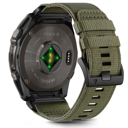 Buy Tech-Protect Nylon Classic Garmin Fenix 5x / 5x Plus / 6x / 6x Pro / 7x / 8 51mm Olive Green - THP3536 - {ean13} - Home Screen Store Europe