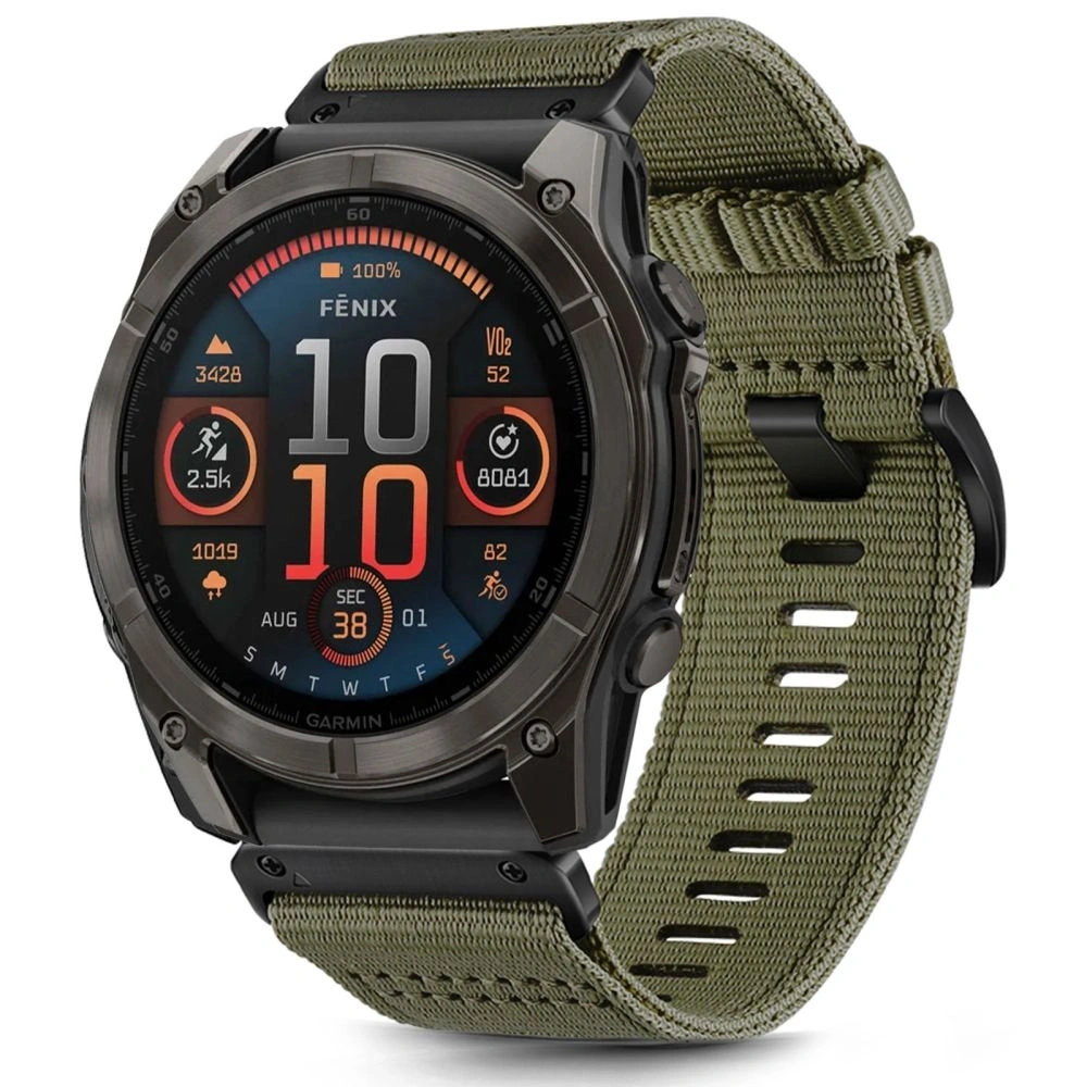 Pasek Tech-Protect Nylon Classic Garmin Fenix 5x / 5x Plus / 6x / 6x Pro / 7x / 8 51mm Olive Green