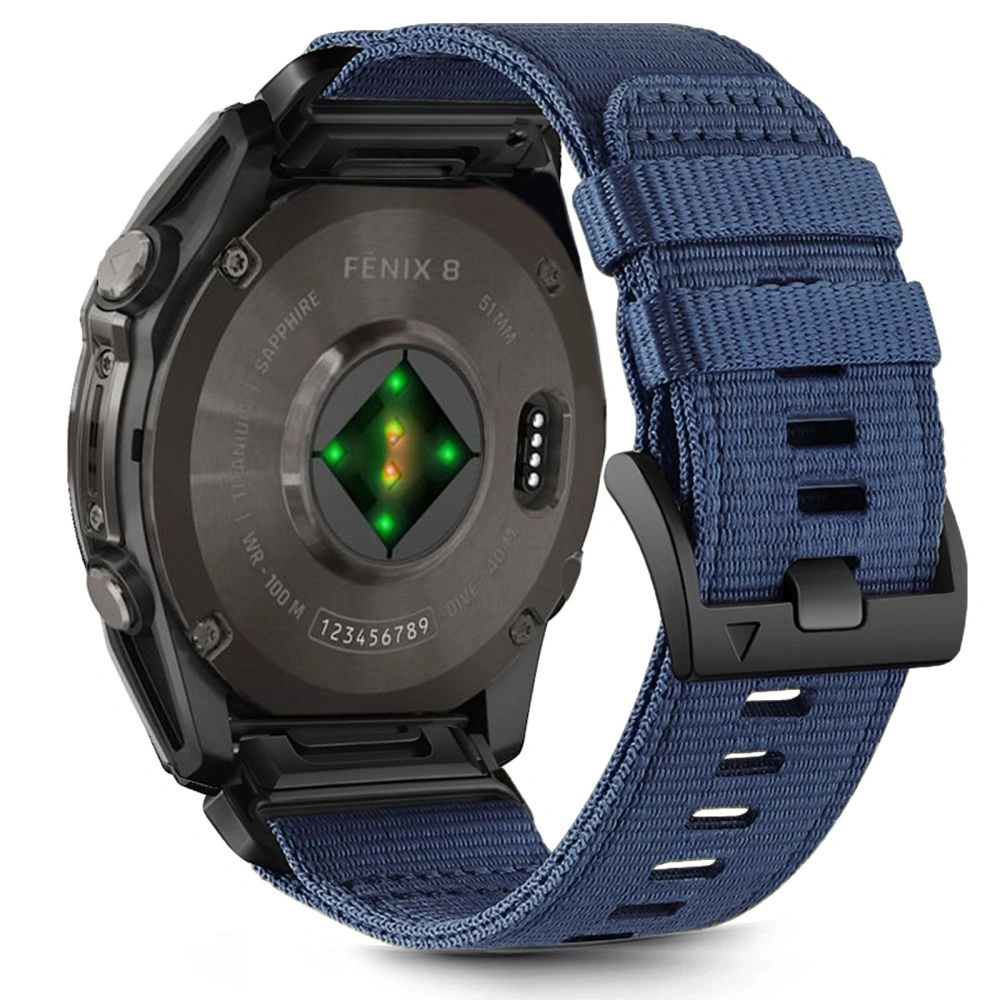Pasek Tech-Protect Nylon Classic Garmin Fenix 5 / 6 / 6 Pro / 7 / 8 47mm / E Navy Blue