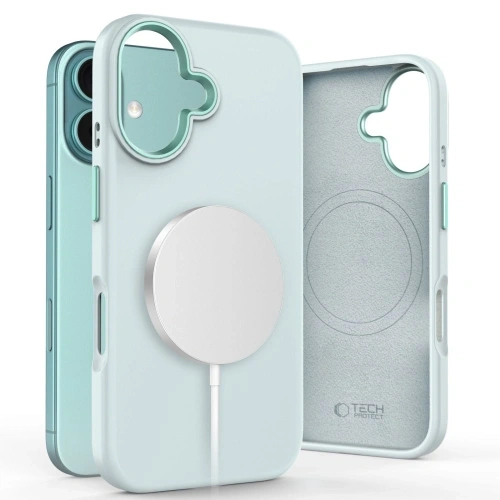 Buy Tech-Protect Silicone Pure MagSafe Apple iPhone 16 Sky Blue - THP3541 - {ean13} - Home Screen Store Europe