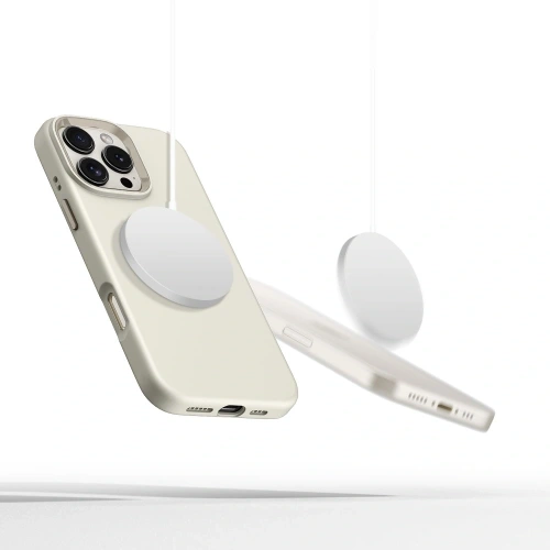 Kup Etui Tech-Protect Silicone Pure MagSafe Apple iPhone 16 Pro Cosmic Latte - THP3542 - {ean13} - Sklep Home Screen
