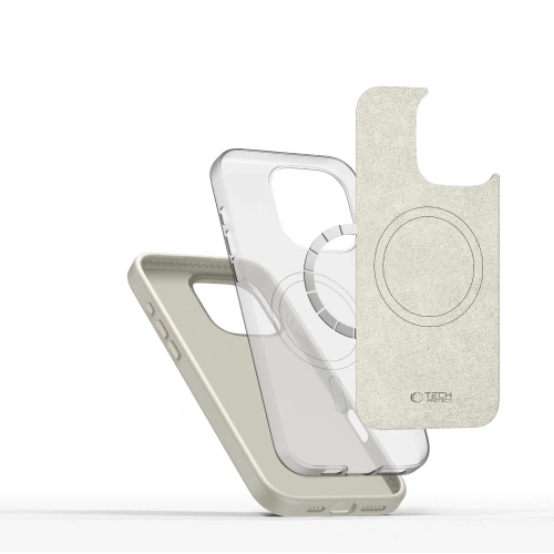 Buy Tech-Protect Silicone Pure MagSafe Apple iPhone 16 Pro Cosmic Latte - THP3542 - {ean13} - Home Screen Store Europe