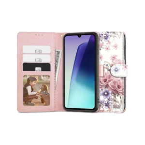 Etui Tech-Protect Wallet Xiaomi Redmi 14C / Poco C75 Květy Blossom