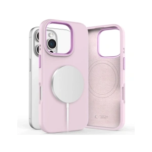 Buy Tech-Protect Silicone Pure MagSafe Apple iPhone 16 Pro Max Pink Pearl - THP3548 - {ean13} - Home Screen Store Europe