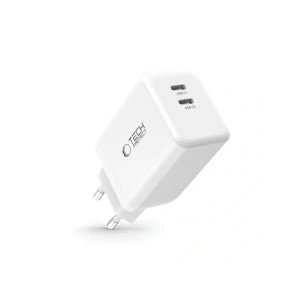 Kup Tech-Protect NC45W-GAN 2xUSB-C Netzladegerät PD45W Weiß - THP3549 - {ean13} - Sklep Home Screen