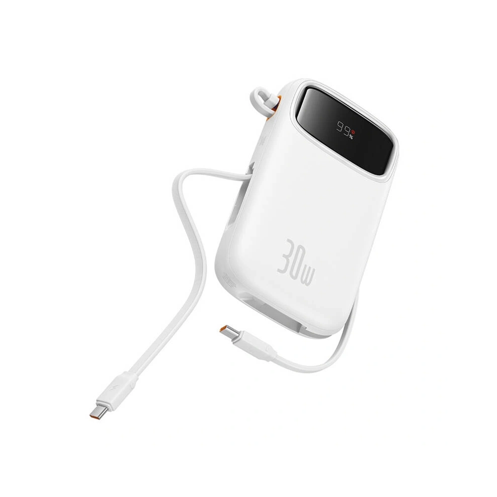 Powerbank Baseus QPow 2 20000mAh 30W 2xUSB-C (biały)