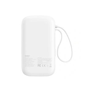 Buy Baseus QPow 2 20000mAh 30W 2xUSB-C powerbank (white) - BSU8878 - {ean13} - Home Screen Store Europe
