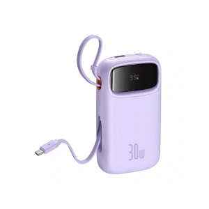 Buy Baseus QPow 2 20000mAh 30W 2xUSB-C powerbank (purple) - BSU8880 - {ean13} - Home Screen Store Europe