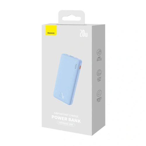 Kup Powerbank Baseus Airpow 10000mAh 20W (niebieski) - BSU8881 - {ean13} - Sklep Home Screen