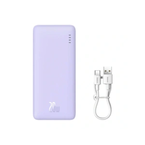 Buy Baseus Airpow 10000mAh 20W powerbank (purple) - BSU8882 - {ean13} - Home Screen Store Europe