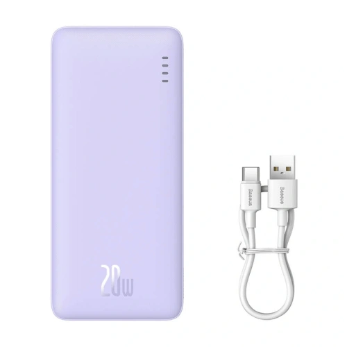 Buy Baseus Airpow 10000mAh 20W powerbank (purple) - BSU8882 - {ean13} - Home Screen Store Europe