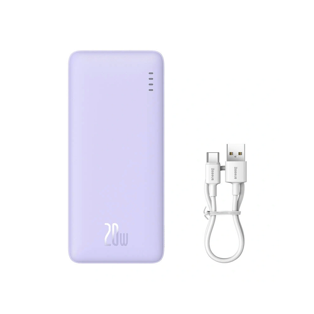 Powerbank Baseus Airpow 10000mAh 20W (fioletowy)