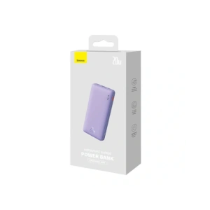 Buy Baseus Airpow 10000mAh 20W powerbank (purple) - BSU8882 - {ean13} - Home Screen Store Europe